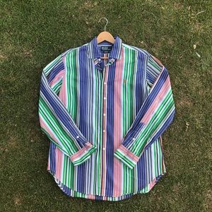 Vintage Polo Ralph Lauren LG Striped Long Sleeve